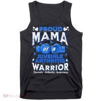Proud Mama Of A Juvenile Arthritis Warrior Tank Top thumb 0