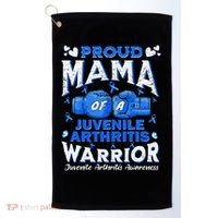 Proud Mama Of A Juvenile Arthritis Warrior Golf Towel thumb 0