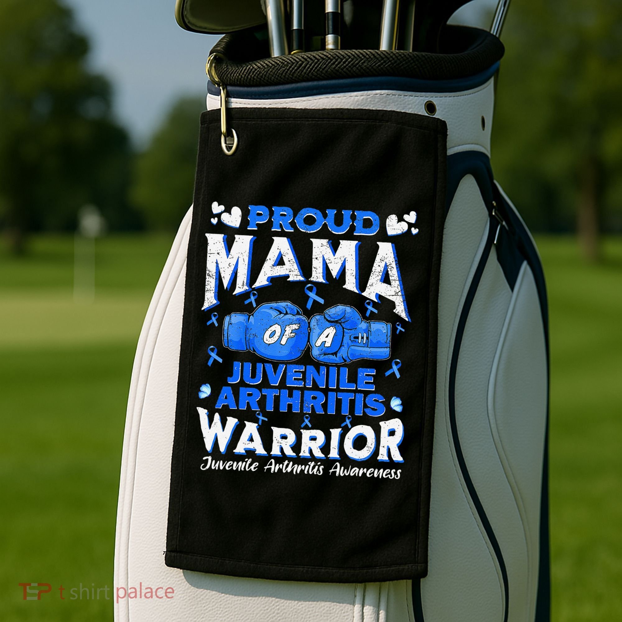 Proud Mama Of A Juvenile Arthritis Warrior Golf Towel