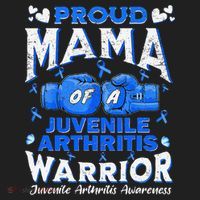 Proud Mama Of A Juvenile Arthritis Warrior Golf Towel thumb 3