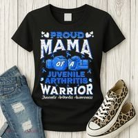 Proud Mama Of A Juvenile Arthritis Warrior Women's T-Shirt thumb 3