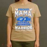 Proud Mama Of A Juvenile Arthritis Warrior T-Shirt thumb 4