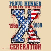 Proud Member Of The Fuck Your Feelings Generation X Tote Bag thumb 4