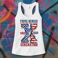 Proud Member Of The Fuck Your Feelings Generation X Women's Tank Top thumb 3