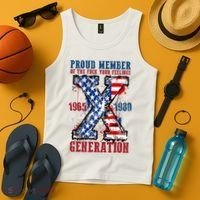 Proud Member Of The Fuck Your Feelings Generation X Tank Top thumb 4