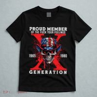 Proud Member Of Your Feelings Horror Skull X Generation T-Shirt thumb 5