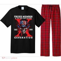 Proud Member Of Your Feelings Horror Skull X Generation Pajama Set thumb 0