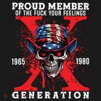 Proud Member Of Your Feelings Horror Skull X Generation Tank Top thumb 6