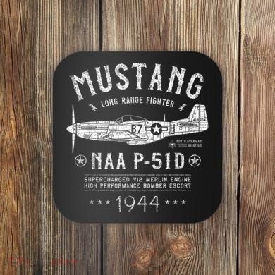 P51 Mustang Coaster