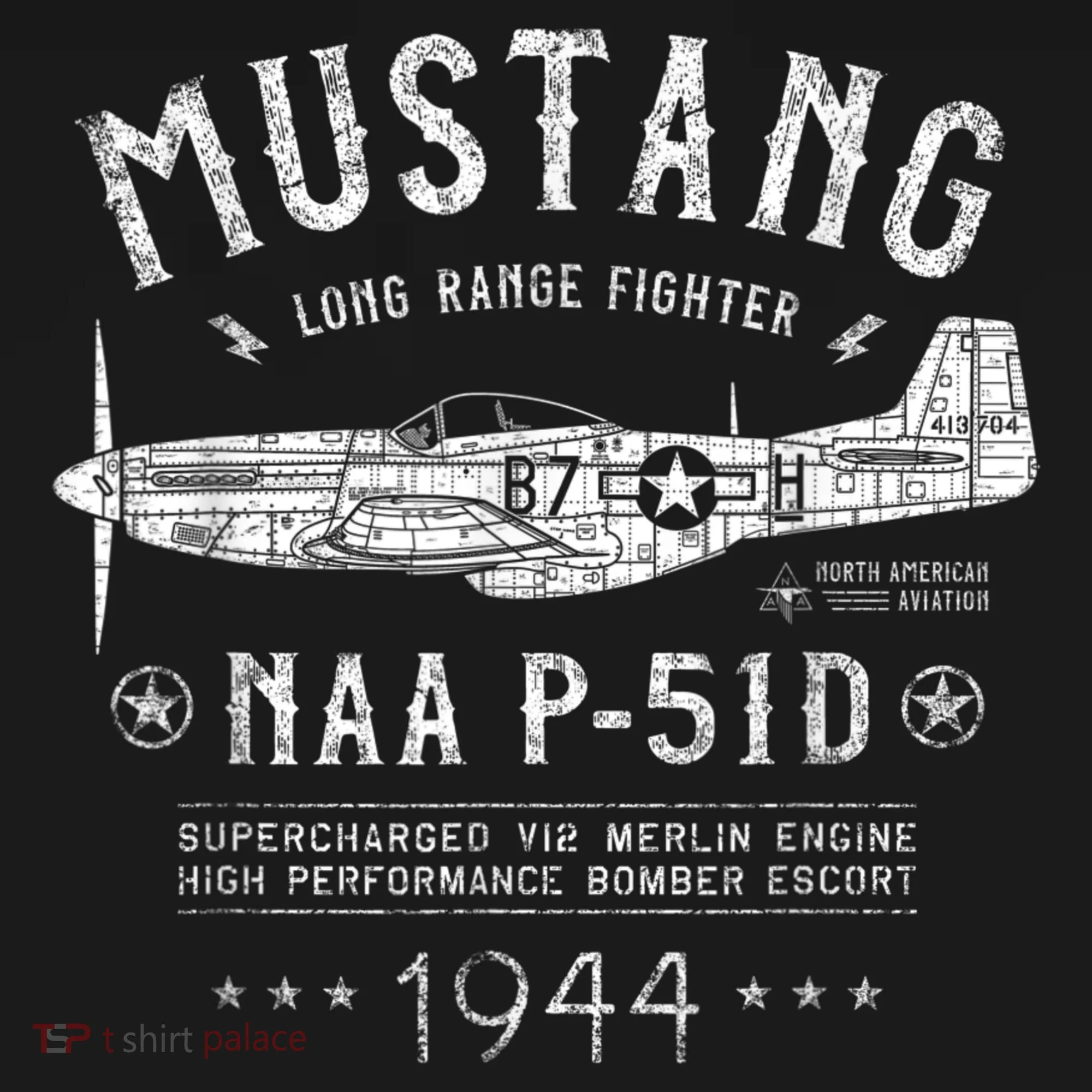 P51 Mustang Women's Long Sleeve Shirt