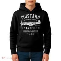 P51 Mustang Kids Hoodie thumb 4