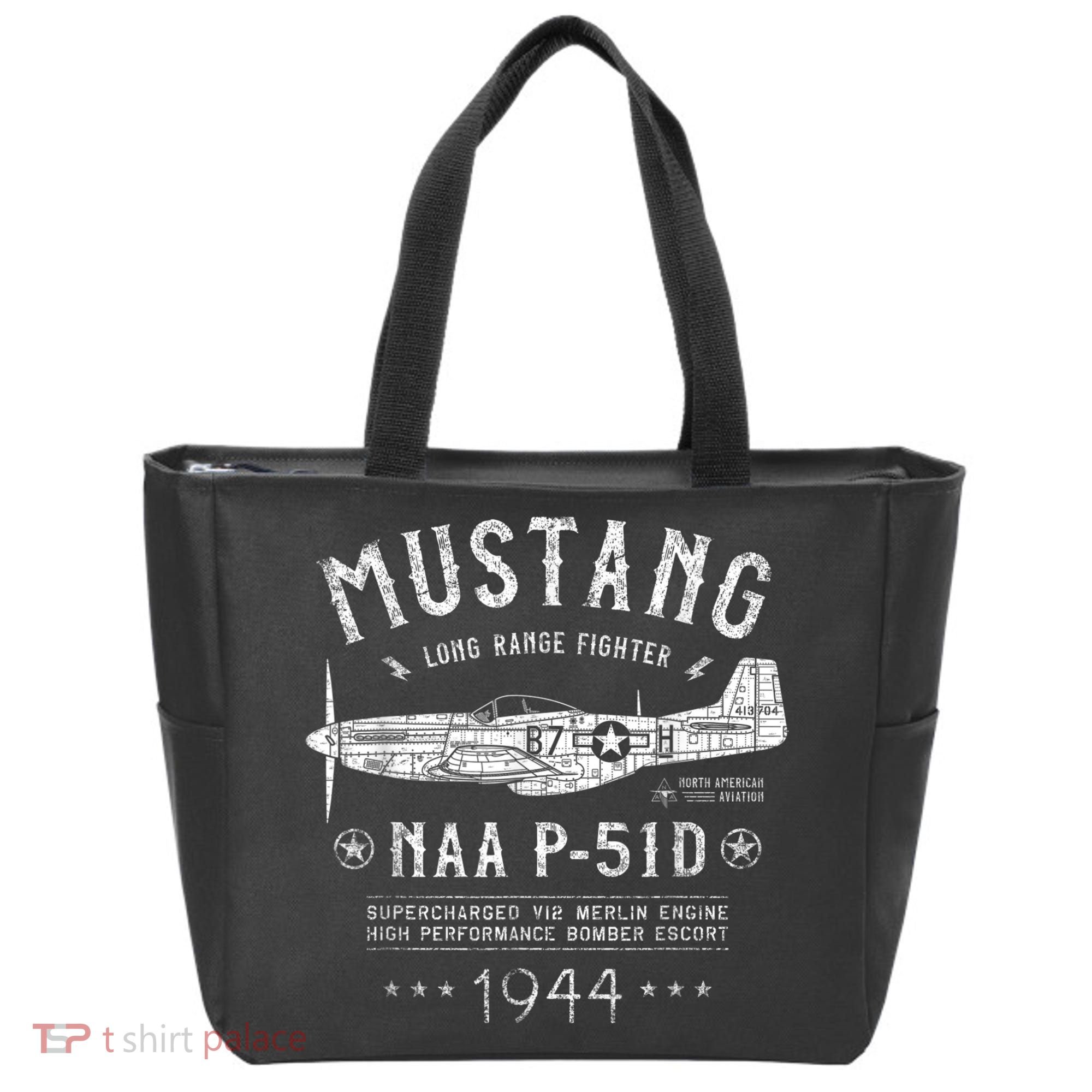 P51 Mustang Tote Bag