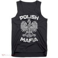 Polish Mafia Poland Polish Eagle Polska Dyngus Day Tank Top thumb 0