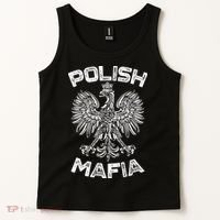Polish Mafia Poland Polish Eagle Polska Dyngus Day Tank Top thumb 2