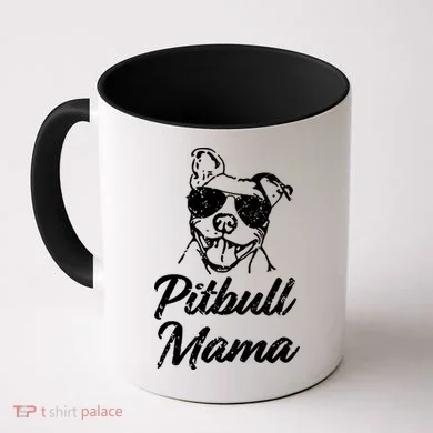 Pitbull Mom Coffee Mug