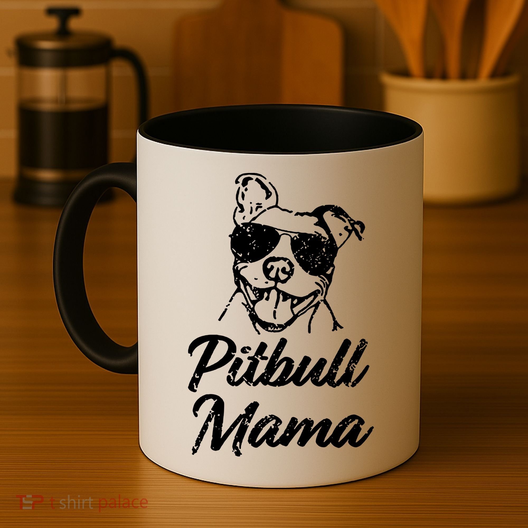 Pitbull Mom Coffee Mug
