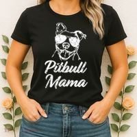 Pitbull Mom Women's T-Shirt thumb 2