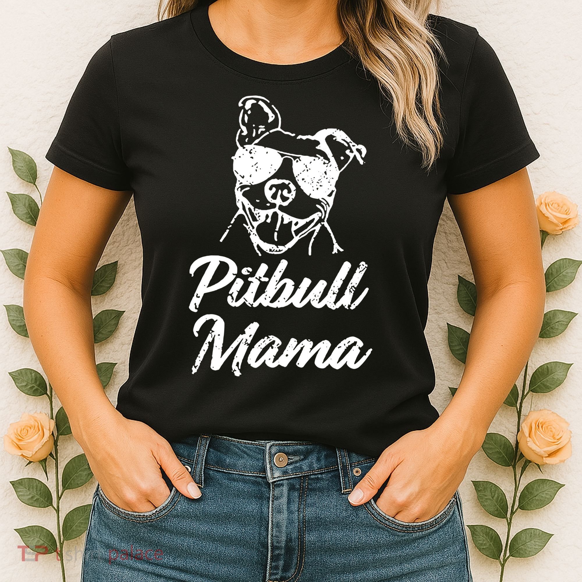 Pitbull Mom Women's T-Shirt