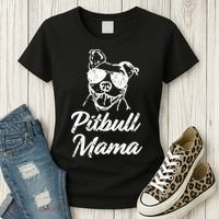 Pitbull Mom Women's T-Shirt thumb 3