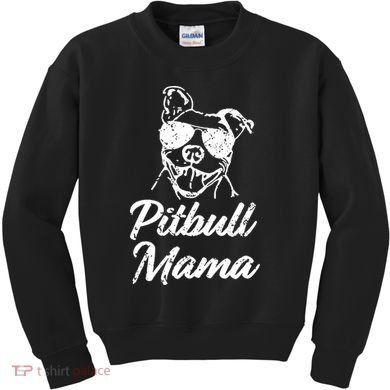 Pitbull Mom Kids Sweatshirt