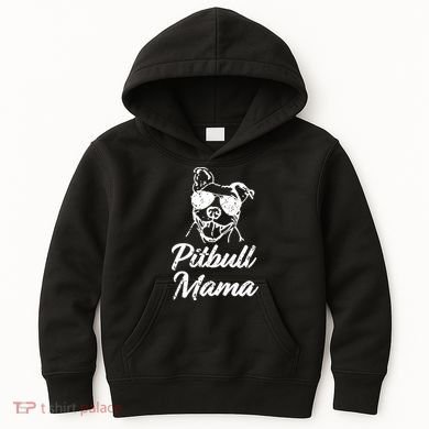 Pitbull Mom Kids Hoodie