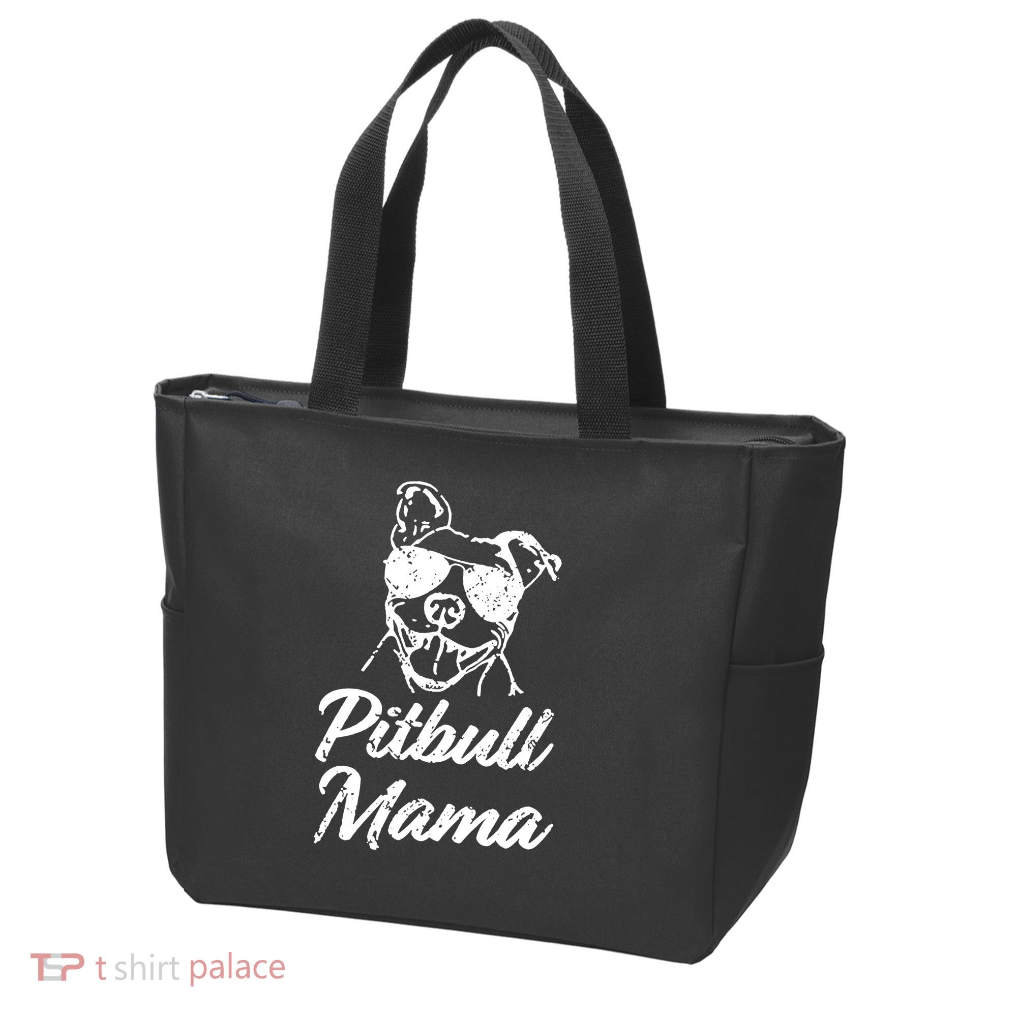 Pitbull Mom Tote Bag