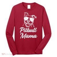 Pitbull Mom Long Sleeve Shirt thumb 0
