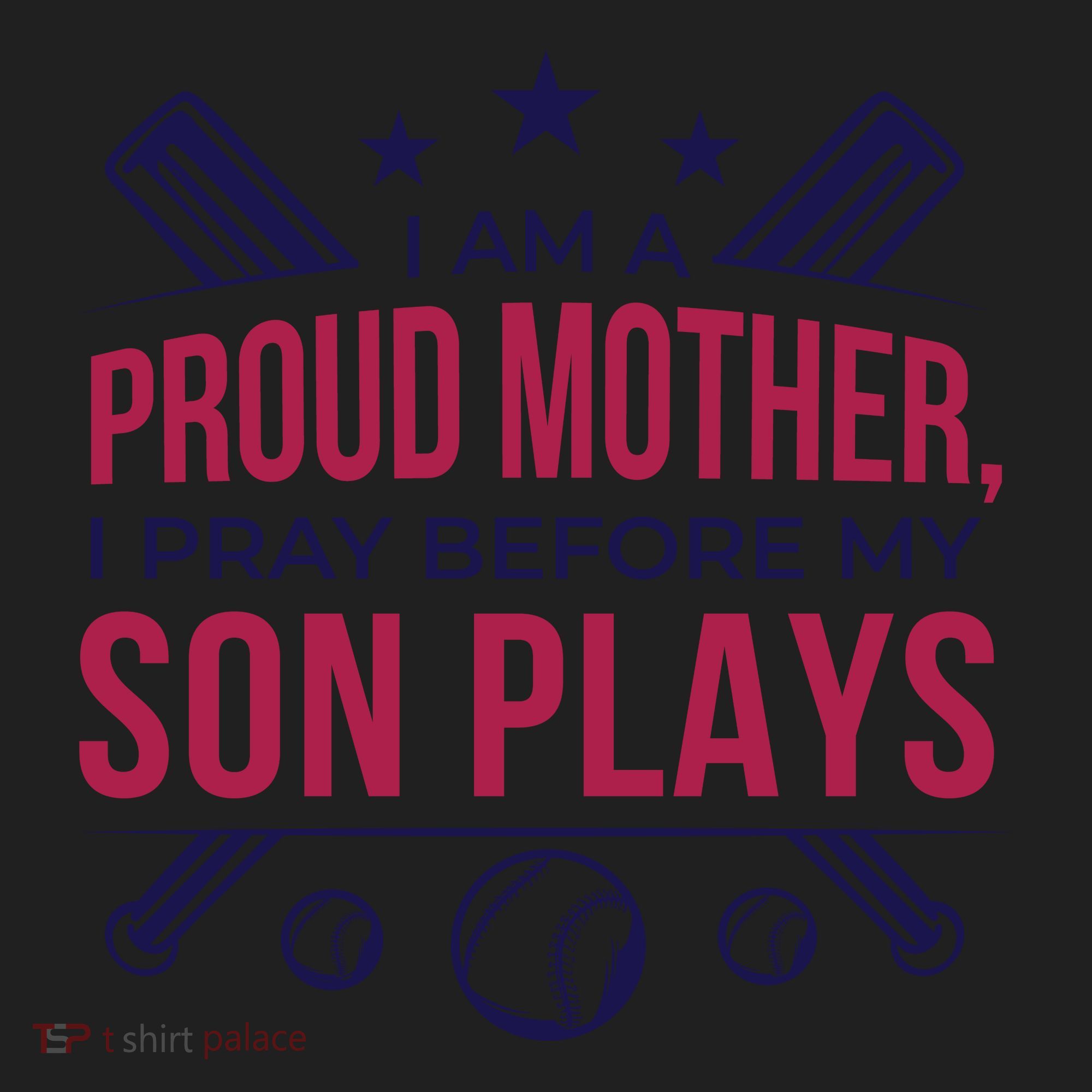 Proud Mother Pray Before Son Plays Baseball Beanie