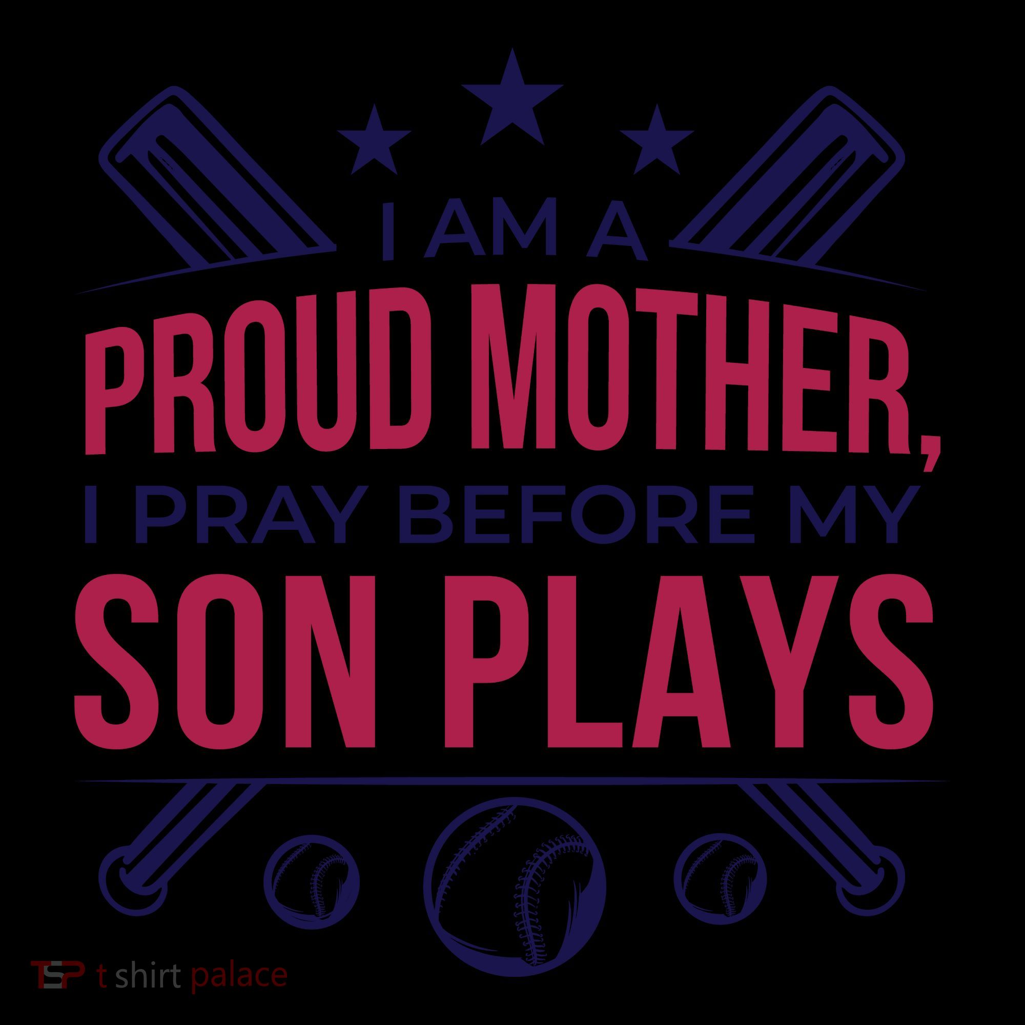 Proud Mother Pray Before Son Plays Baseball Women's Hoodie