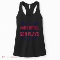Proud Mother Pray Before Son Plays Baseball Women's Tank Top thumb 0