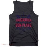 Proud Mother Pray Before Son Plays Baseball Tank Top thumb 0