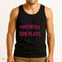 Proud Mother Pray Before Son Plays Baseball Tank Top thumb 3