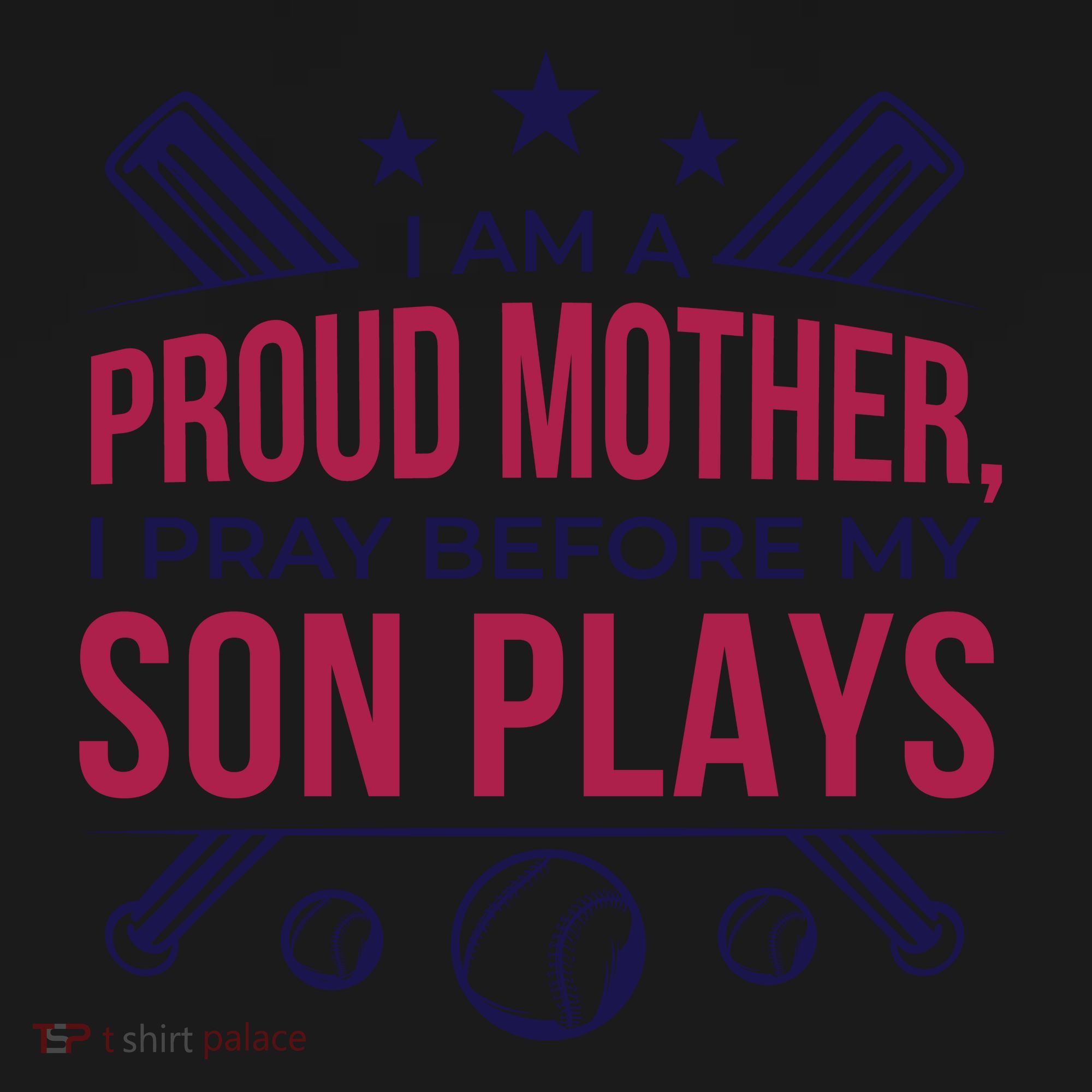 Proud Mother Pray Before Son Plays Baseball Visor