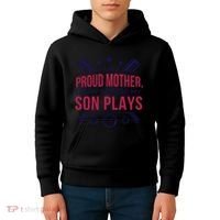 Proud Mother Pray Before Son Plays Baseball Kids Hoodie thumb 4