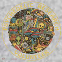 Psychedelic Mushroom Psychedelic Research Volunteer The Baniff Cuffed Pom Beanie thumb 2