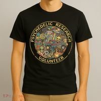 Psychedelic Mushroom Psychedelic Research Volunteer T-Shirt thumb 3