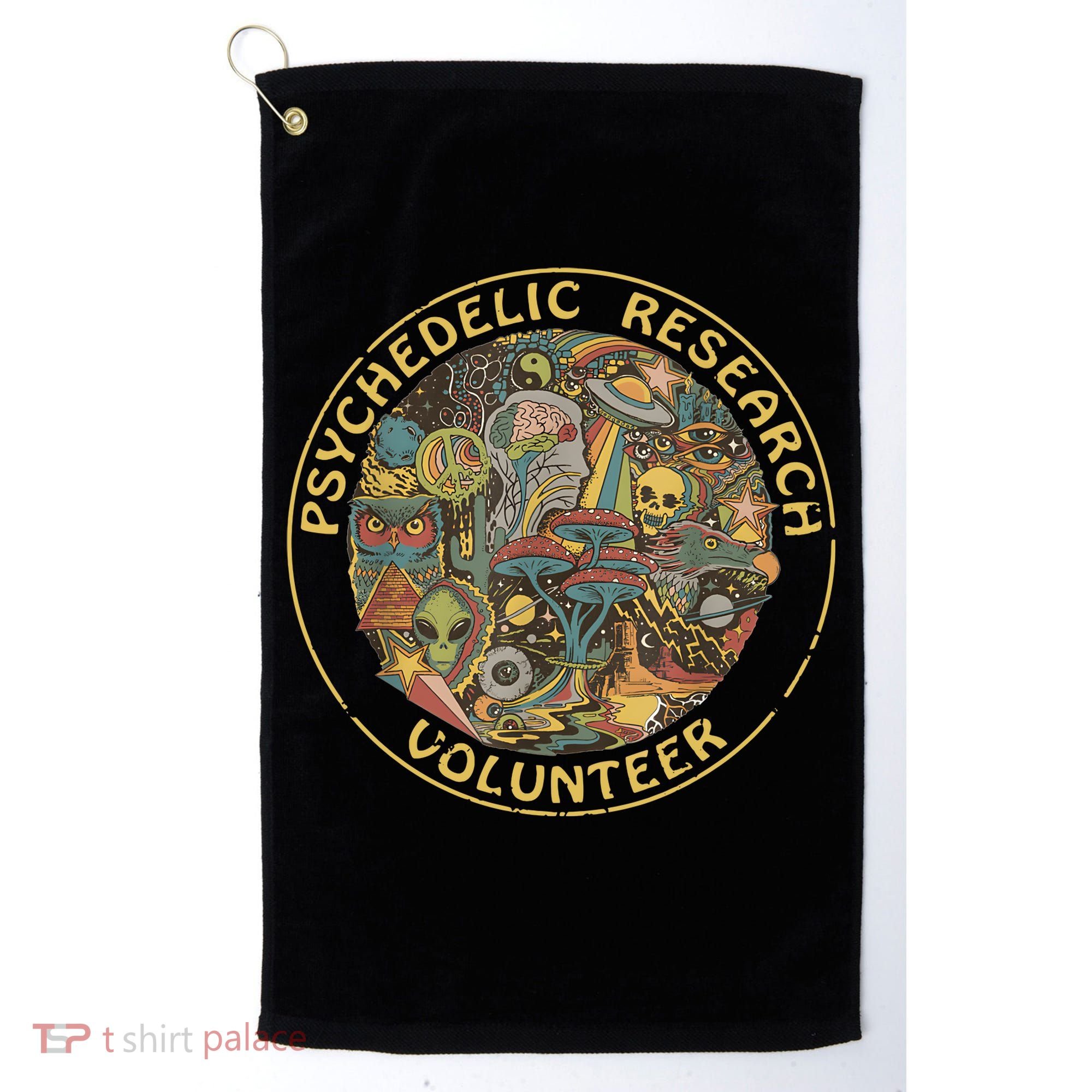 Psychedelic Mushroom Psychedelic Research Volunteer Golf Towel