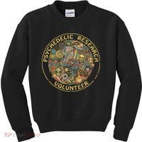 Psychedelic Mushroom Psychedelic Research Volunteer Kids Sweatshirt thumb 0