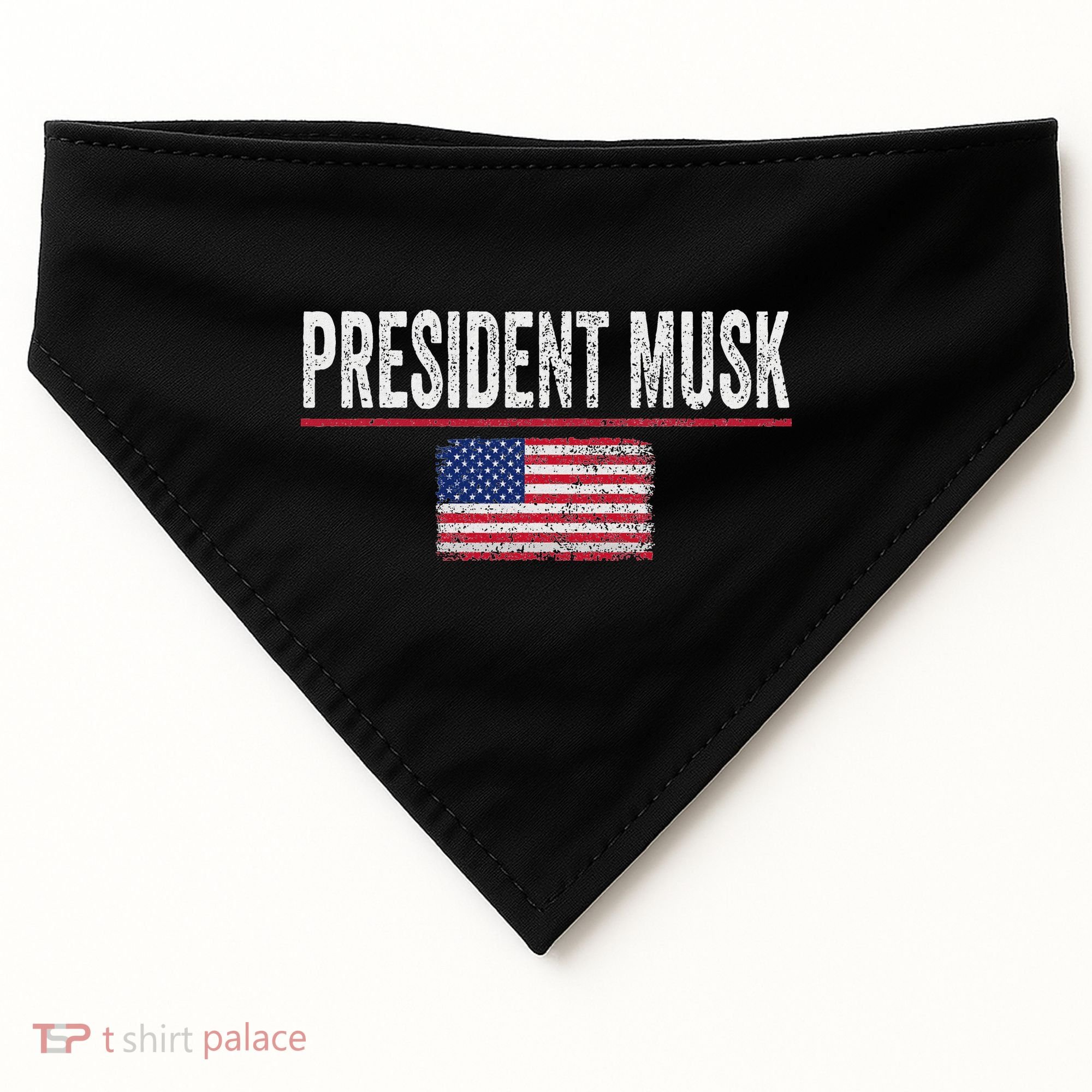 President Musk USA-Made Doggie Bandana