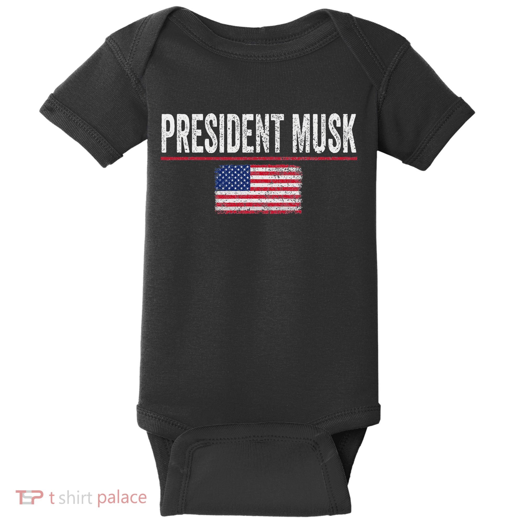 President Musk Baby Bodysuit
