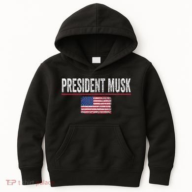 President Musk Kids Hoodie
