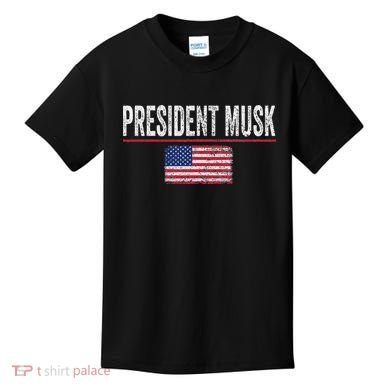 President Musk Kids T-Shirt