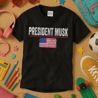 President Musk Kids T-Shirt thumb 3
