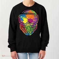 Paintball Mask Paint Shooting Paintballer Air Gun Women's Sweatshirt thumb 0