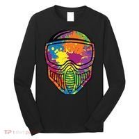 Paintball Mask Paint Shooting Paintballer Air Gun Long Sleeve Shirt thumb 0