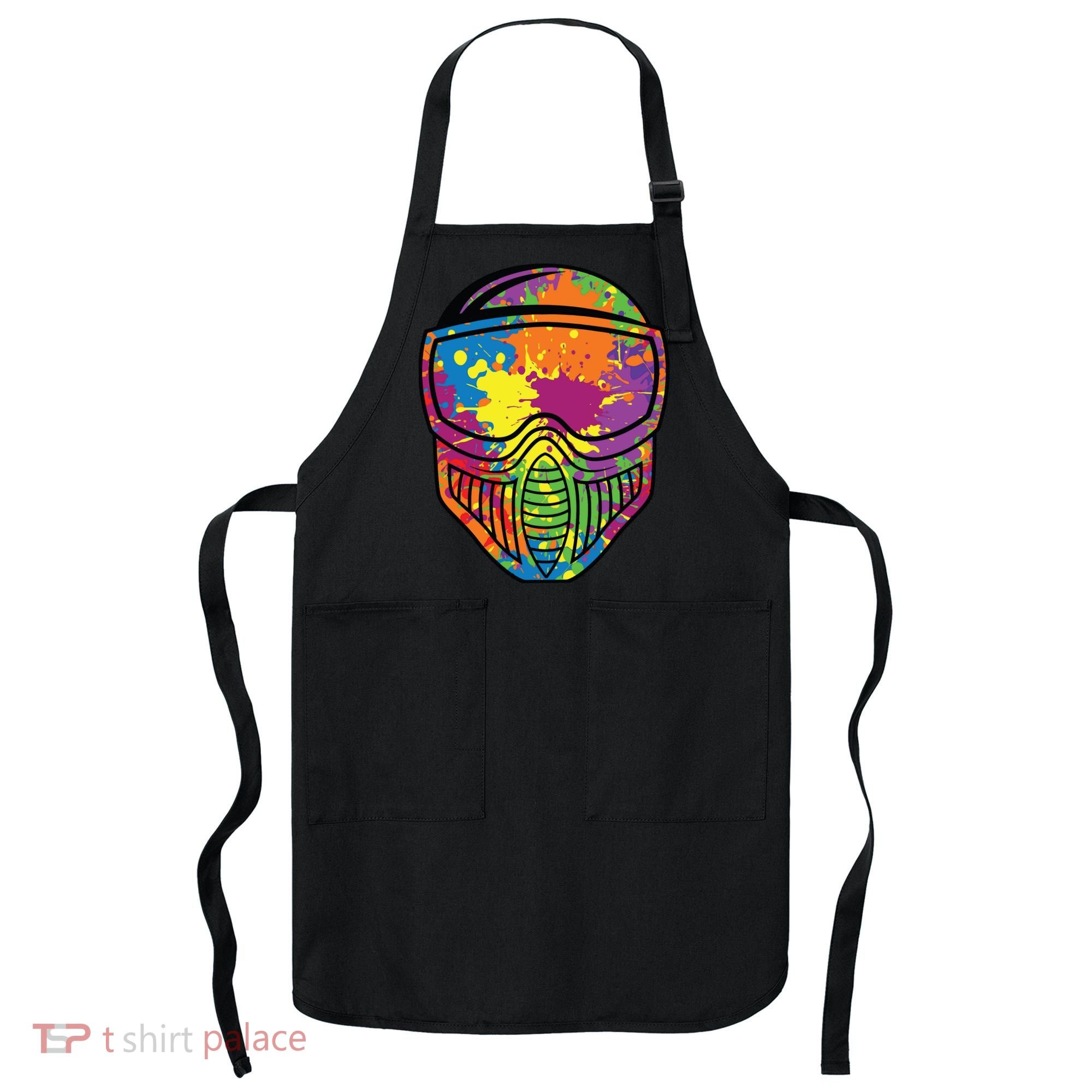 Paintball Mask Paint Shooting Paintballer Air Gun Apron