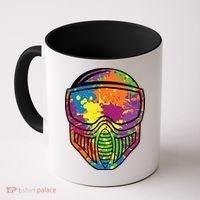 Paintball Mask Paint Shooting Paintballer Air Gun Coffee Mug thumb 0