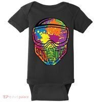 Paintball Mask Paint Shooting Paintballer Air Gun Baby Bodysuit thumb 0