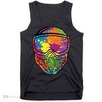 Paintball Mask Paint Shooting Paintballer Air Gun Tank Top thumb 0