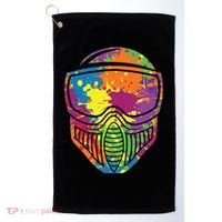 Paintball Mask Paint Shooting Paintballer Air Gun Golf Towel thumb 0